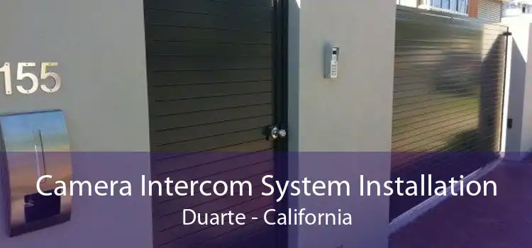 Camera Intercom System Installation Duarte - California