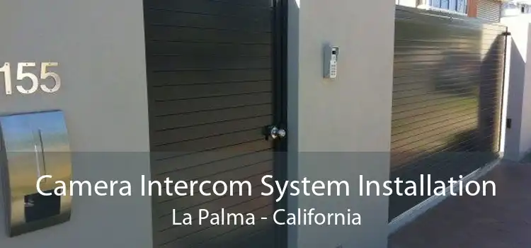 Camera Intercom System Installation La Palma - California