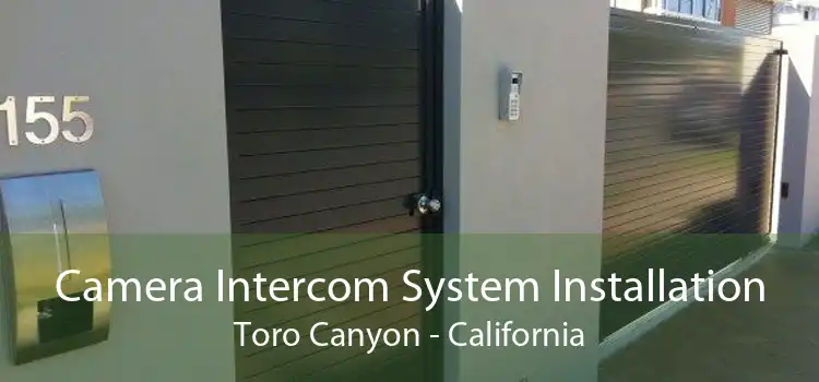 Camera Intercom System Installation Toro Canyon - California