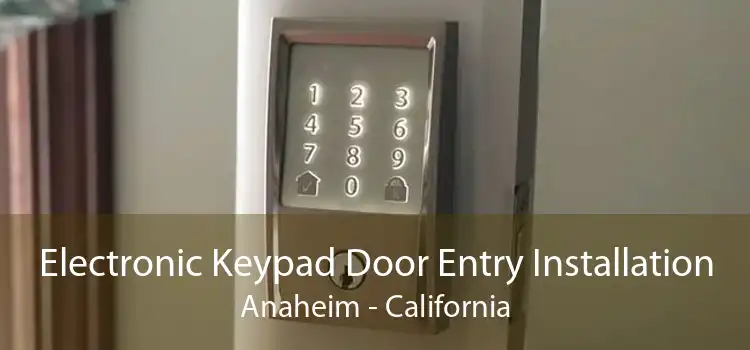 Electronic Keypad Door Entry Installation Anaheim - California