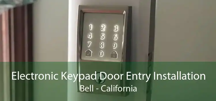 Electronic Keypad Door Entry Installation Bell - California