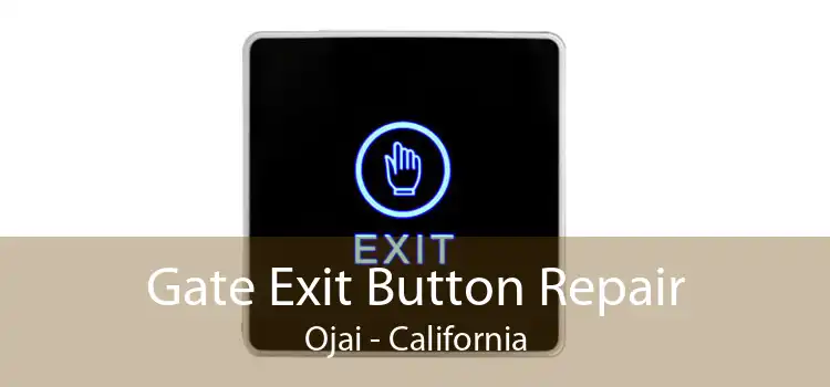 Gate Exit Button Repair Ojai - California