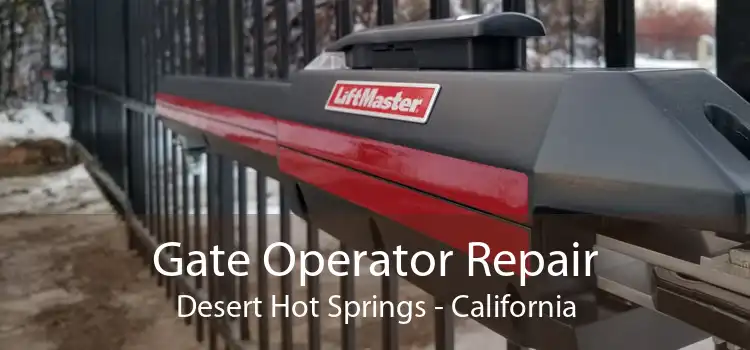 Gate Operator Repair Desert Hot Springs - California