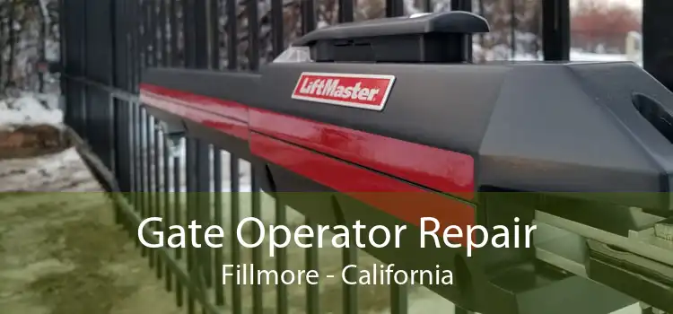 Gate Operator Repair Fillmore - California