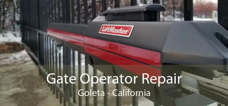 Gate Operator Repair Goleta - California