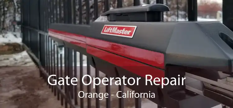 Gate Operator Repair Orange - California