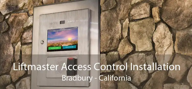 Liftmaster Access Control Installation Bradbury - California