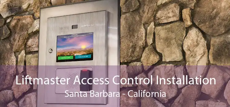 Liftmaster Access Control Installation Santa Barbara - California