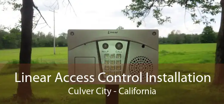 Linear Access Control Installation Culver City - California