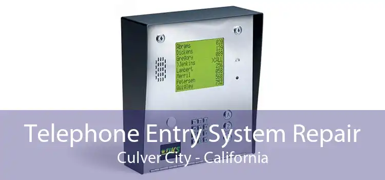 Telephone Entry System Repair Culver City - California